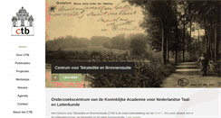 Desktop Screenshot of ctb.kantl.be